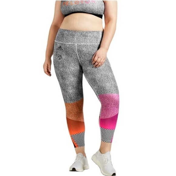 ADIDAS X PELOTON 7/8 LENGTH HEAT.RDY TIGHTS (Plus Size)Size 2X-Preowned - Picture 1 of 7